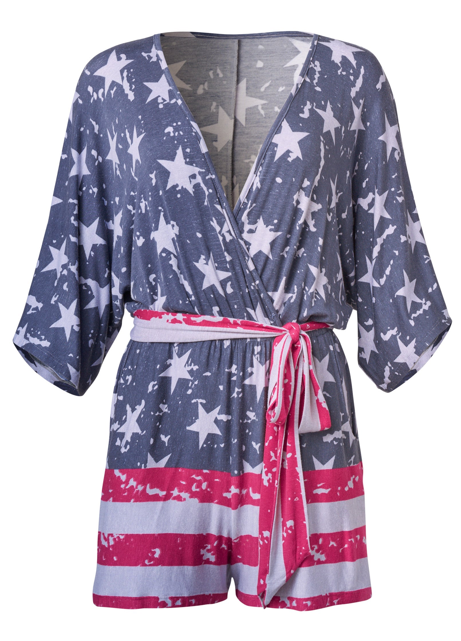 Americana Romper - Blue Multi - Image 4
